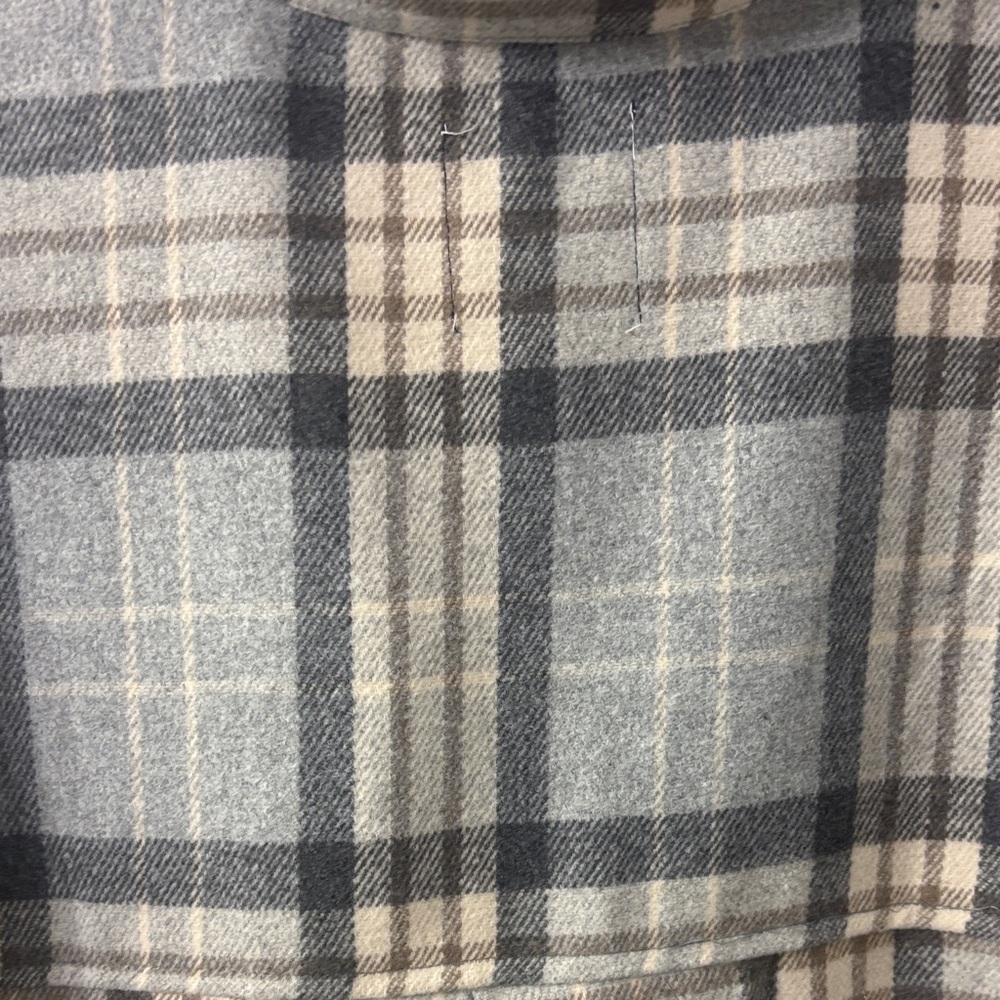 So Plaid Button-Up Shacket Shirt Jacket Oversized - Picture 4 of 11